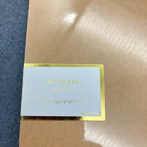 "Its On The List" Gold Foil Weekly Planner Pad 9" X 5.5" Productivity Organizer - Picture 8 of 9